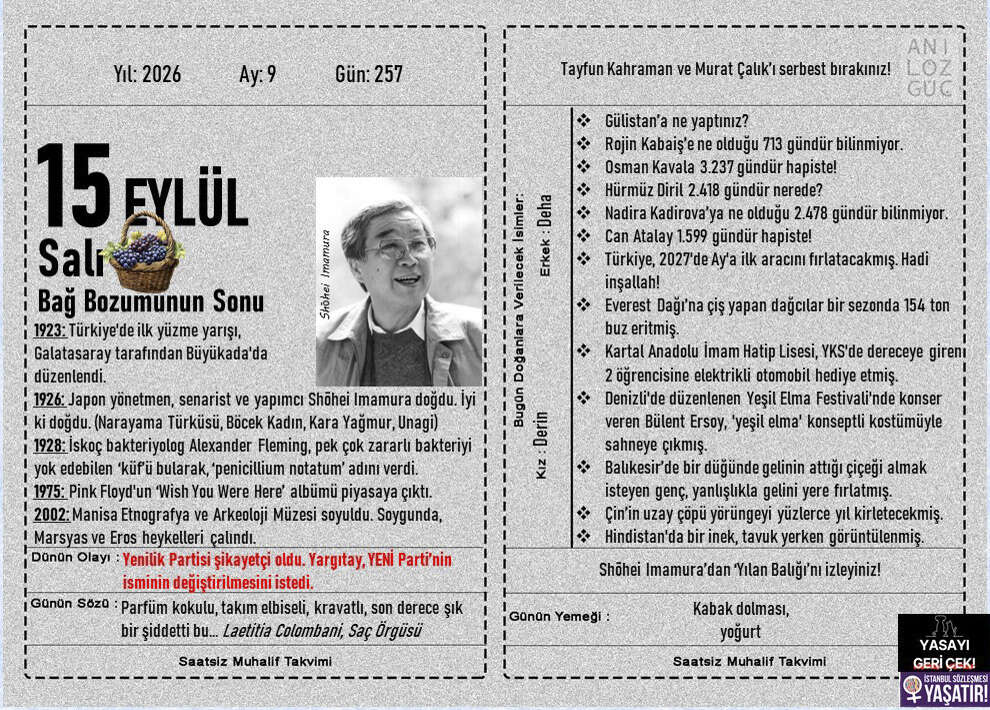 Bağ Bozumunun Sonu 1
